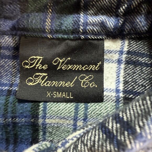 The Vermont Flannel Co Shirt Men's XS BlackWatch Tartan Plaid Button Up - Picture 6 of 11